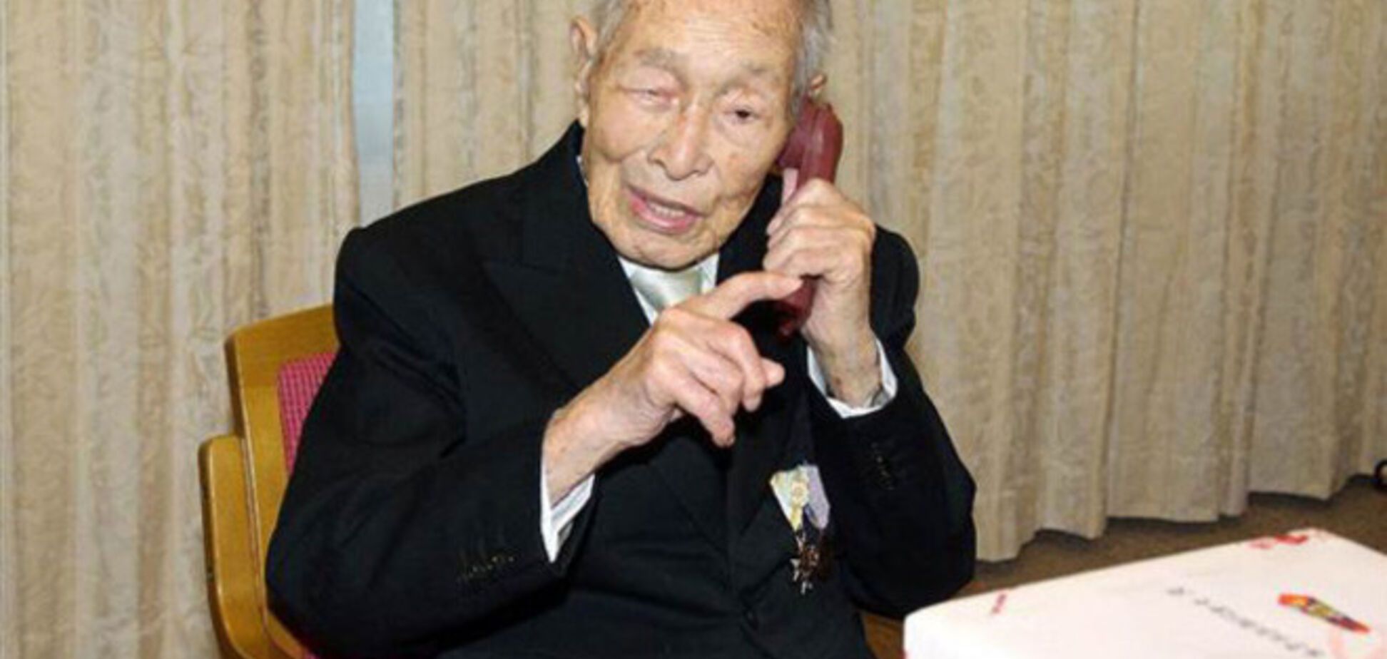 Самый пожилой мужчина планеты скромно отметил свой 112-й день рождения