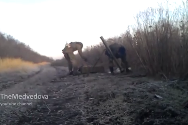 Российский 'военторг' подкинул террористам бракованный миномет: опубликовано видео