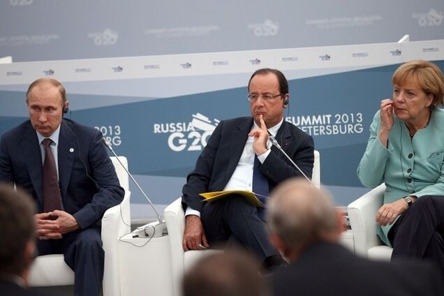 Путин предлагал Олланду и Меркель обсудить ситуацию на Донбассе без Украины - Найем