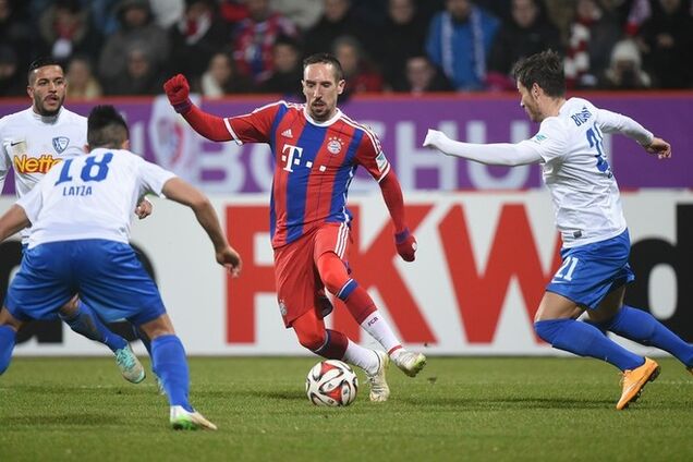 Лидер 'Баварии' рискует не сыграть против 'Шахтера'