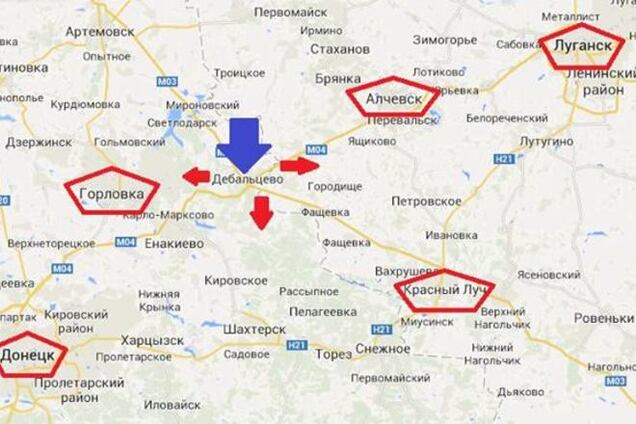 Наибольший натиск боевиков продолжается на Дебальцевском направлении – штаб АТО