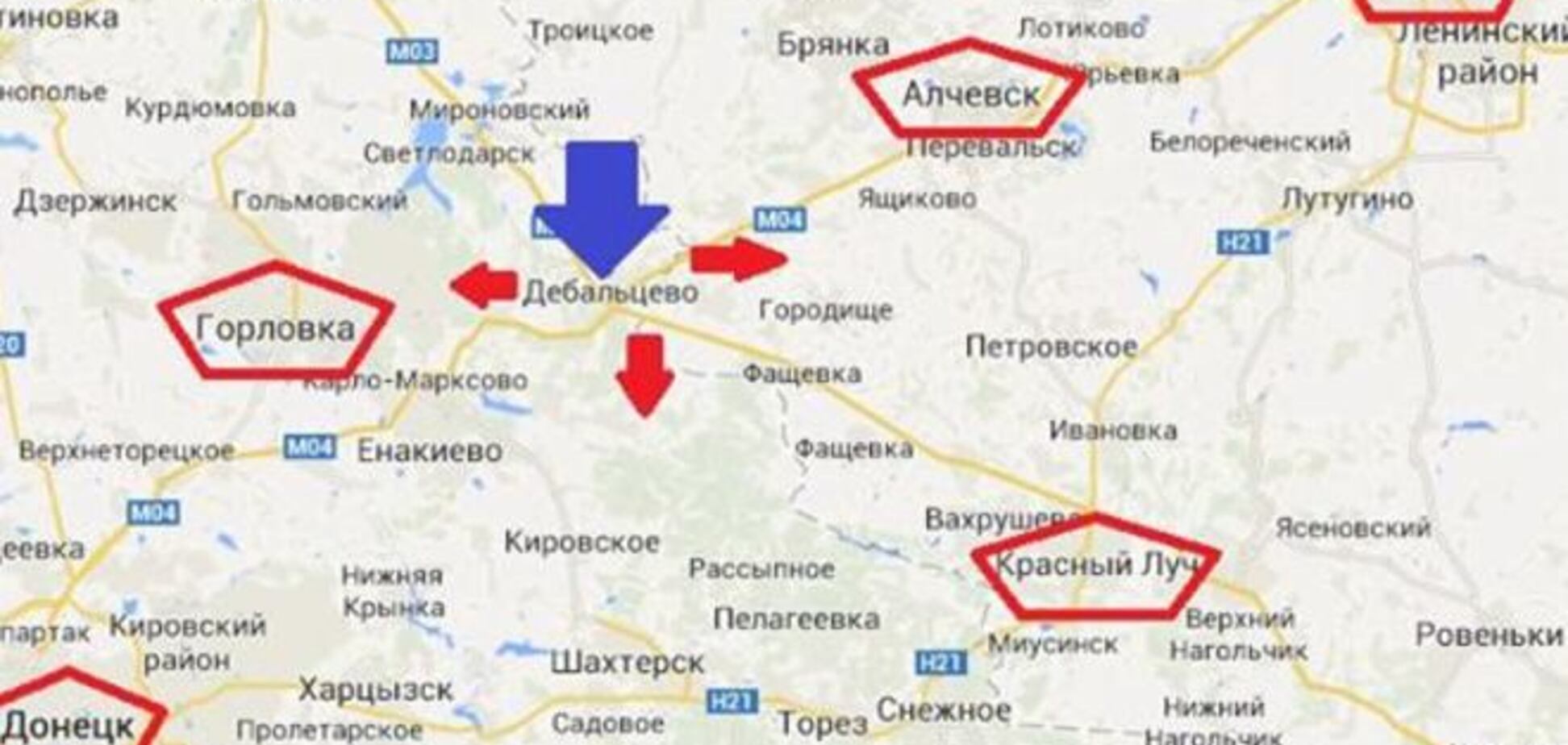 Наибольший натиск боевиков продолжается на Дебальцевском направлении – штаб АТО