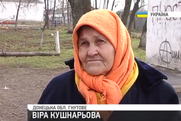 Смелая русская бабушка передала 'привет' Путину из Украины: нам такая помощь не нужна. Видеофакт