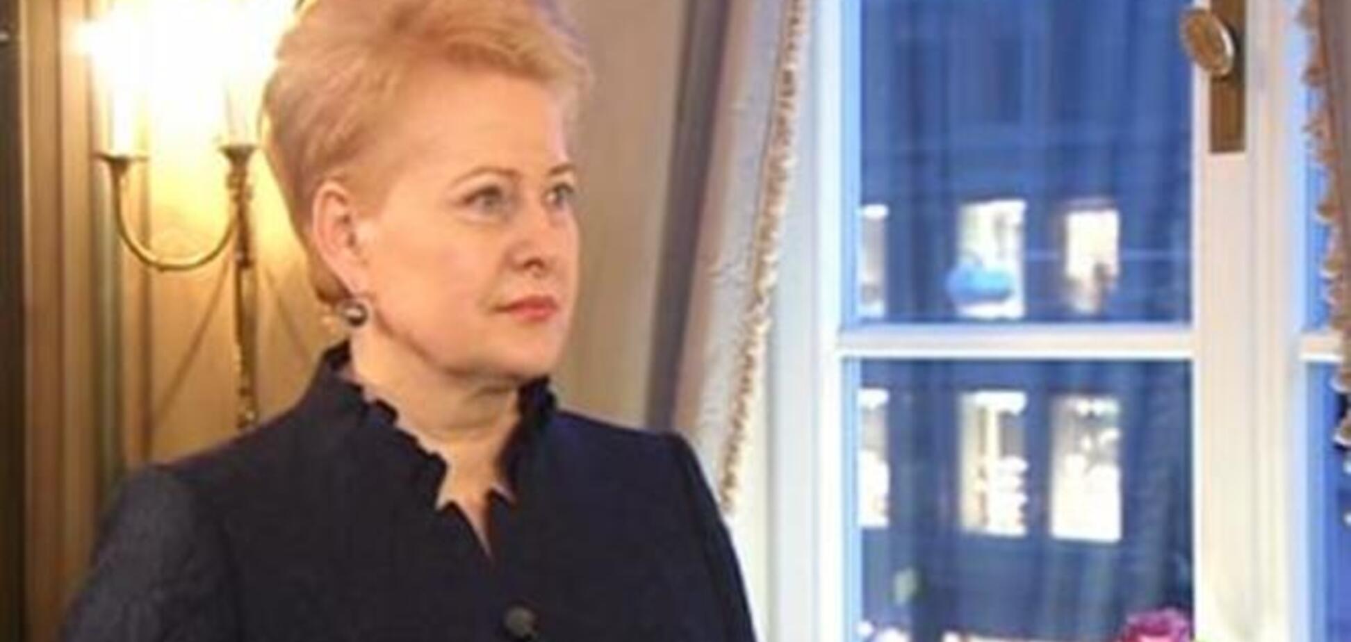 Даля Грибаускайте: Предав Украину, мы предадим самих себя