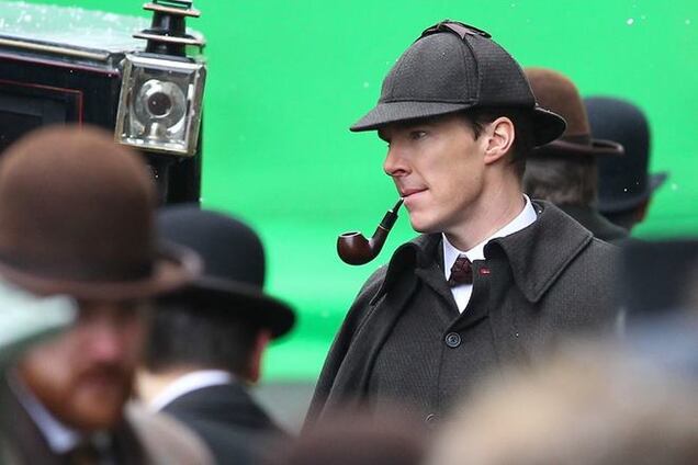 'Шерлок': новые фото со съемок
