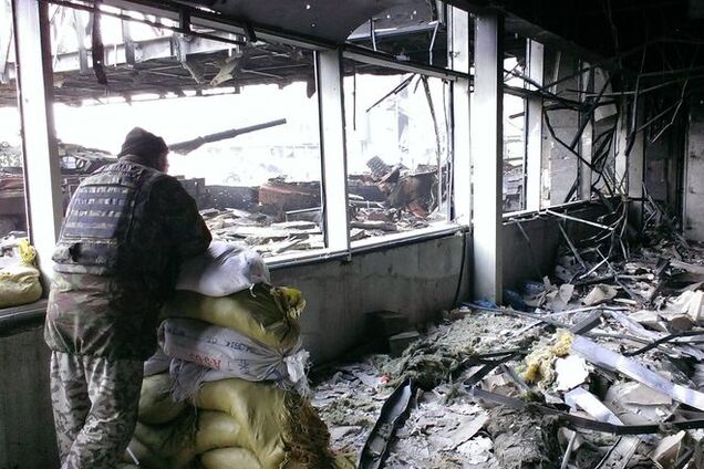 Террористы в районе донецкого аэропорта убили из гранатомета бойца АТО