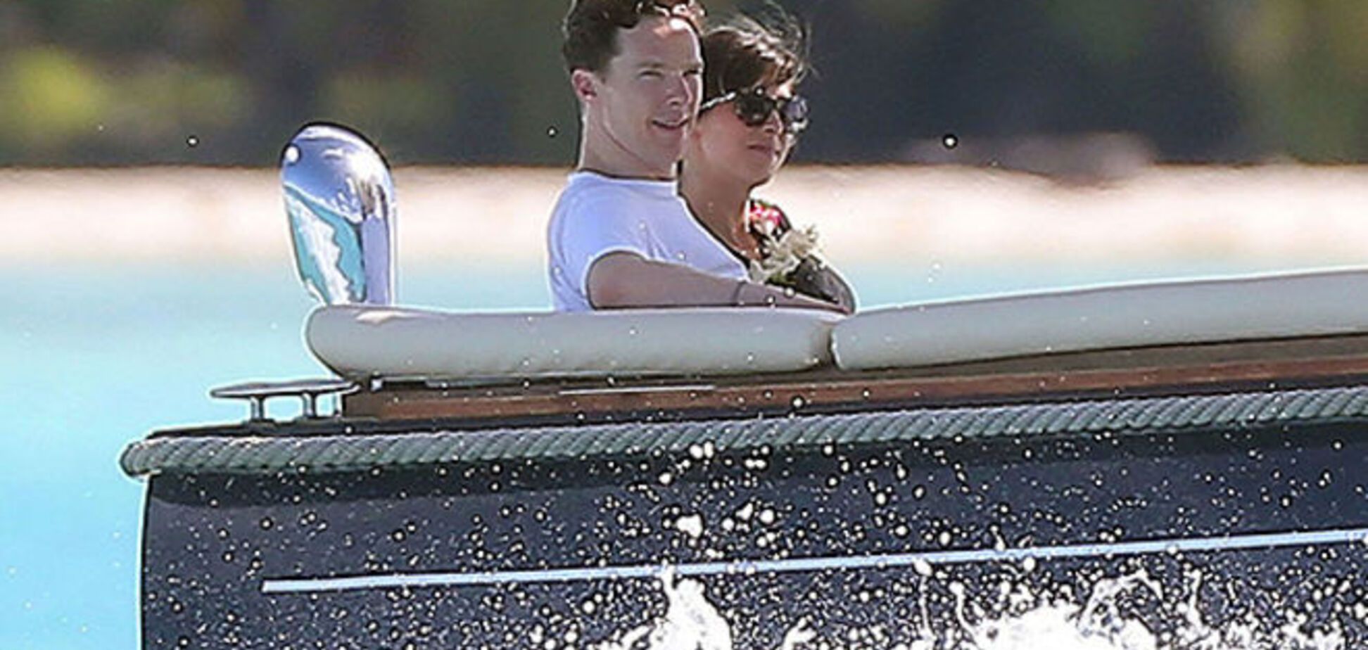 Бенедикт Камбербэтч и беременная Софи Хантер провели медовый месяц на острове Бора-Бора