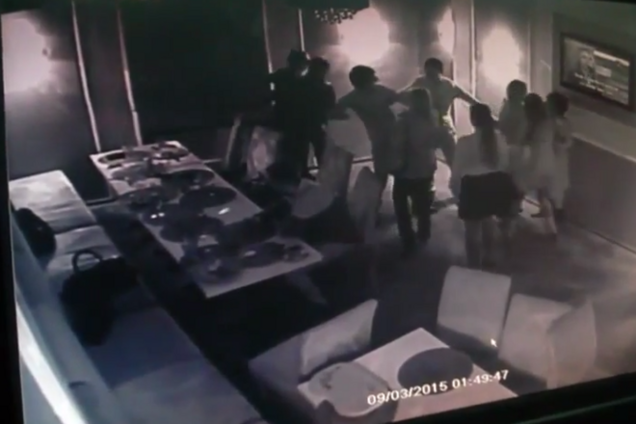 В клубе Днепропетровска 8 марта мужчины избили женщин: видеофакт