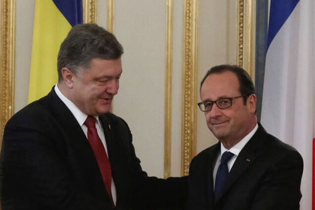 У Порошенко сообщили, что Олланд согласен на привлечение миротворцев на Донбасс
