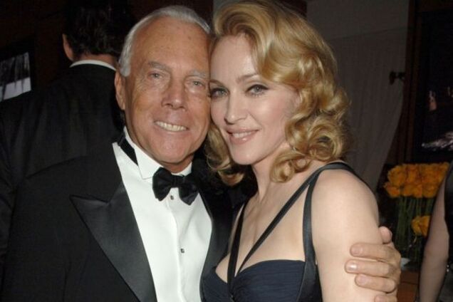 Джорджио Армани о падении Мадонны со сцены: она сама виновата