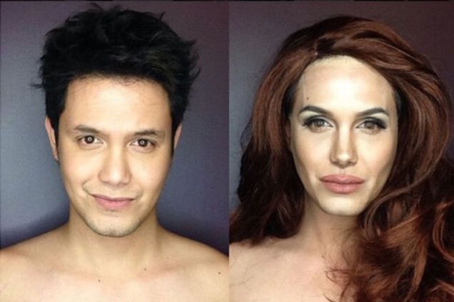 Талантливый гример перевоплотился в красоток Голливуда