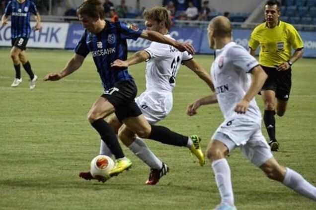 'Заря' вырвала победу у 'моряков' в борьбе за Лигу Европы