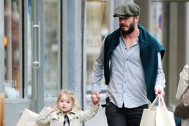 Дэвид Бекхэм отправился на шопинг с трехлетней дочкой