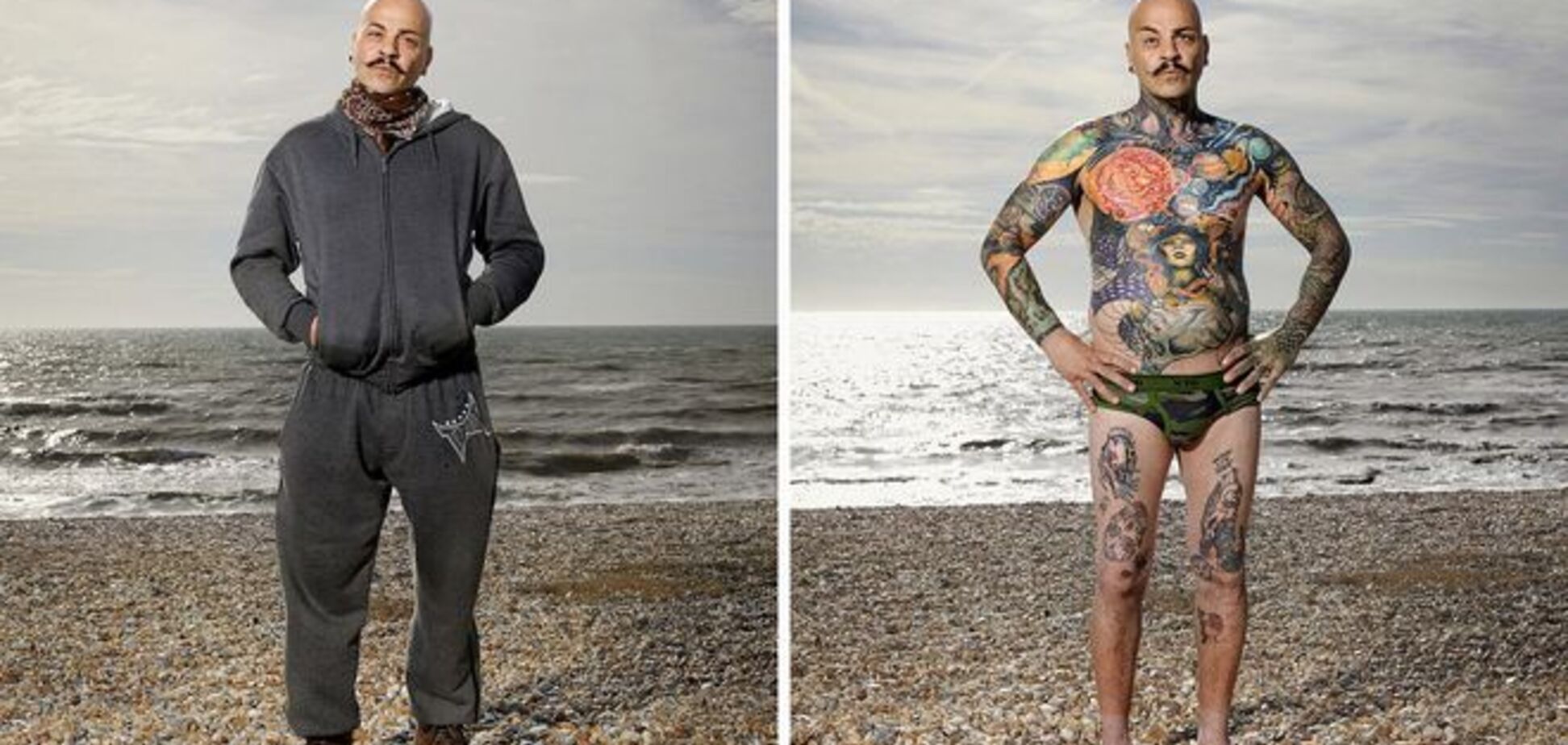 14 фото английских любителей тату в одежде и без