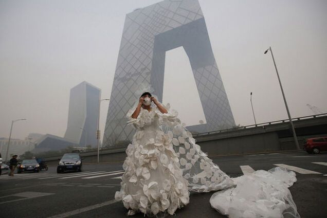 Шокирующие фото ужасного загрязнения Пекина