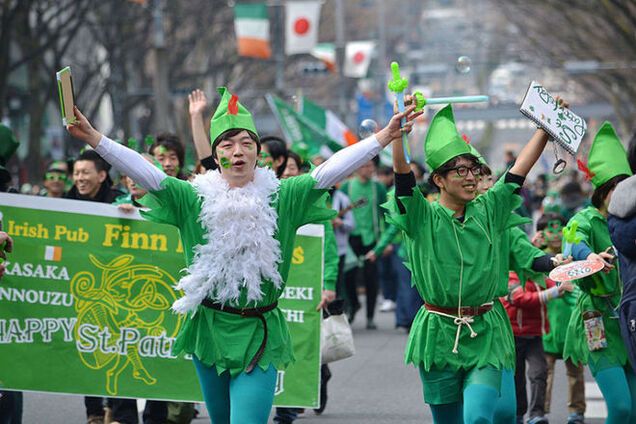 День святого Патрика шагает по свету: фоторепортаж со всего мира