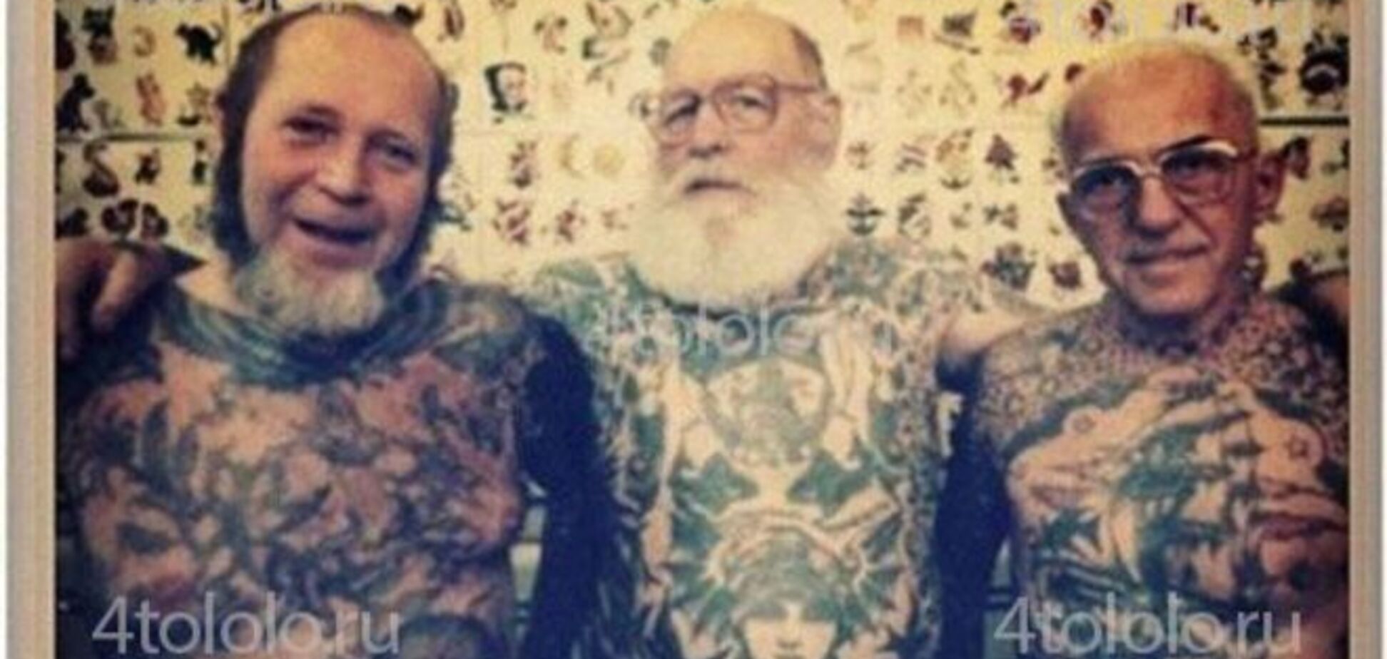 Как тату будут выглядеть в старости: 24 крутых старичка