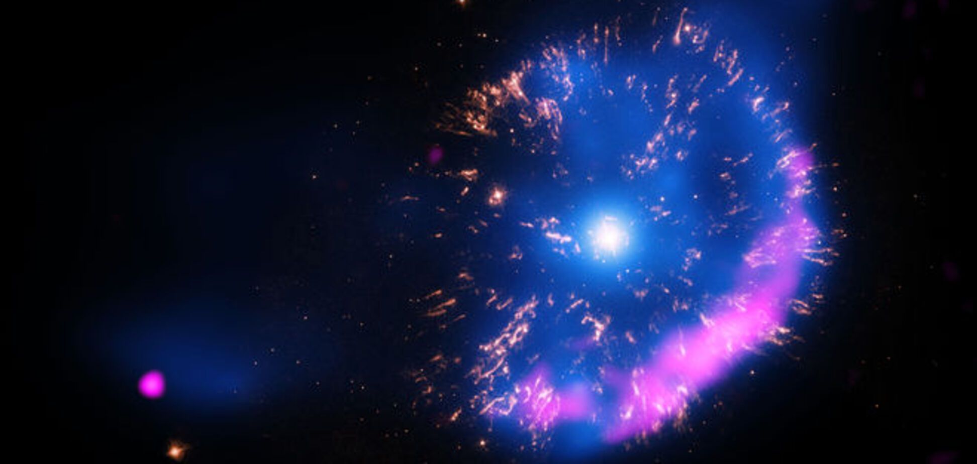 НАСА показало снимок красочной Туманности Фейерверк