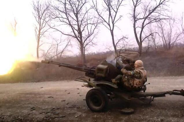 'Правый сектор' взорвал авто с террористами у донецкого аэропорта