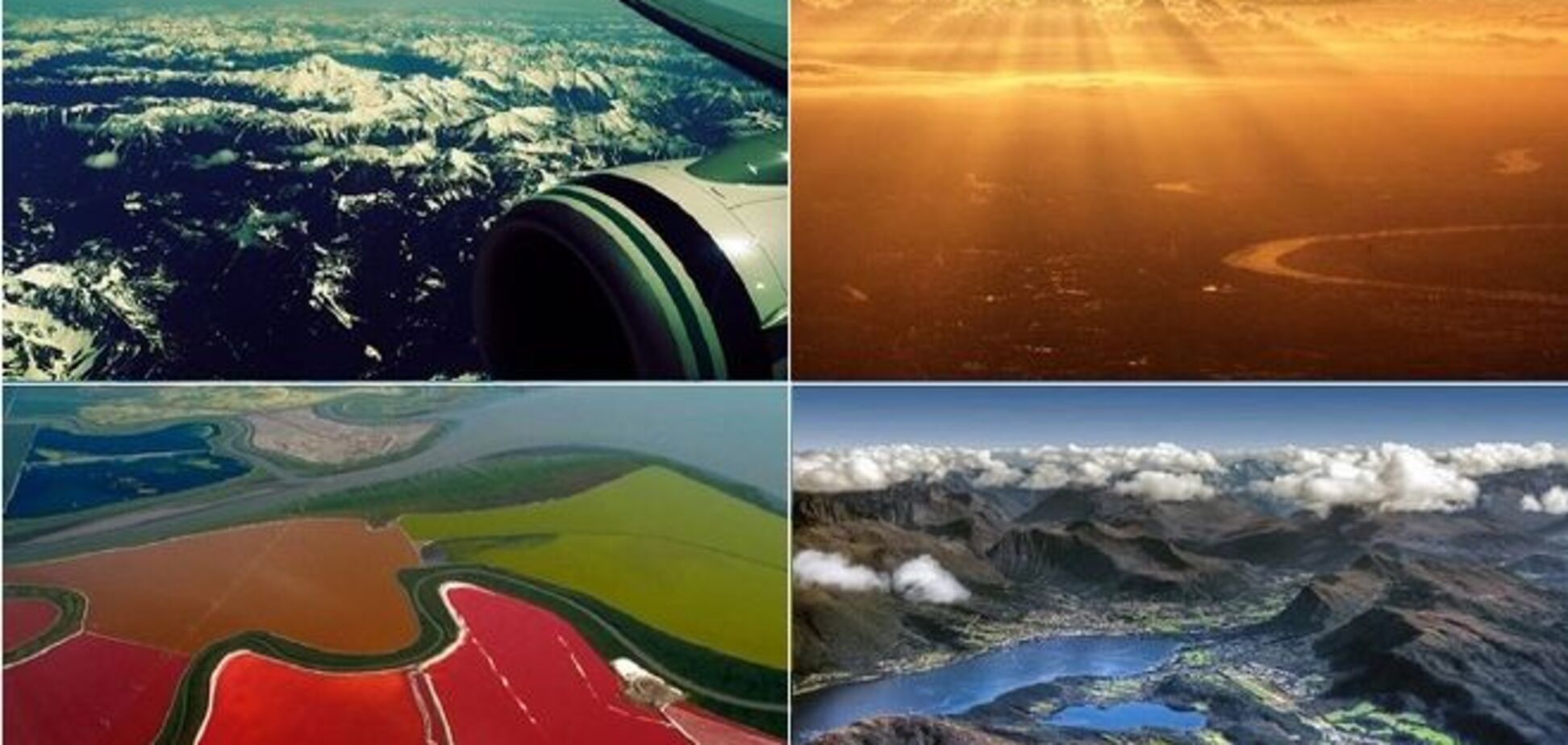 20 самых ярких видов из иллюминатора