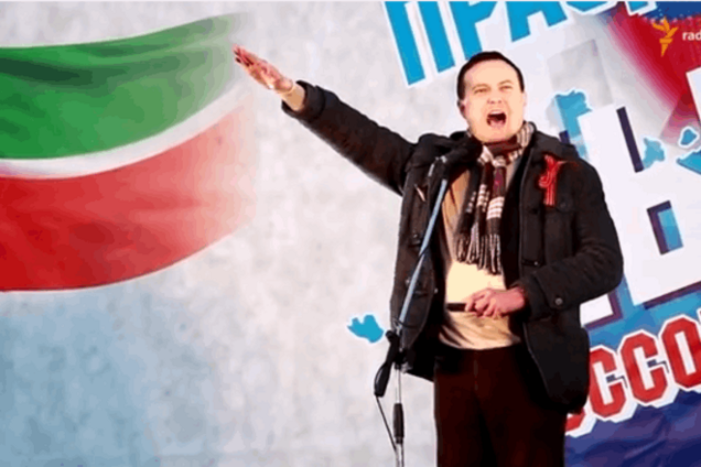 Не удержался – зиганул: празднование оккупации Крыма в России закончилось нацистским приветствием - видеофакт