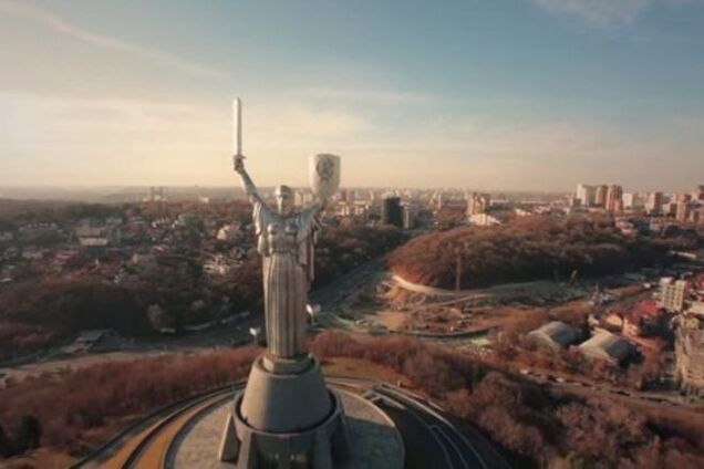 Киев с высоты птичьего полета: в сети появился свежий ролик