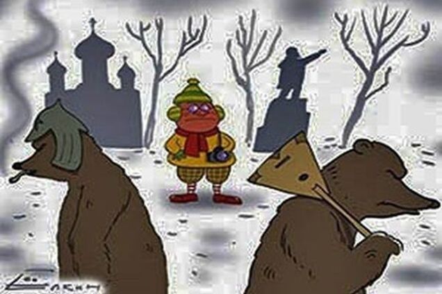 Хунта вещает. Абизяны мясо не едят - в Донецк пришел руцкый мыр