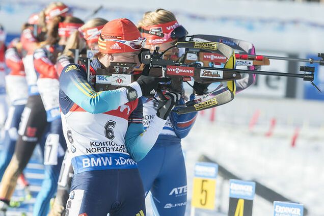 Украинские биатлонистки 'сделали' россиянок в важной гонке Кубка мира