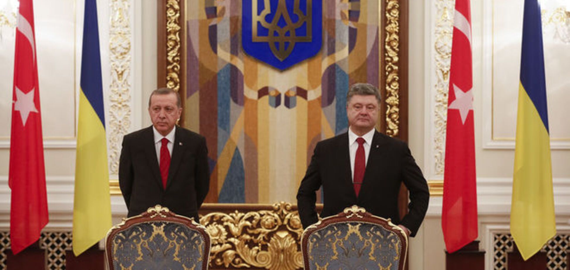 Порошенко и Эрдоган договорились отстаивать права крымских татар
