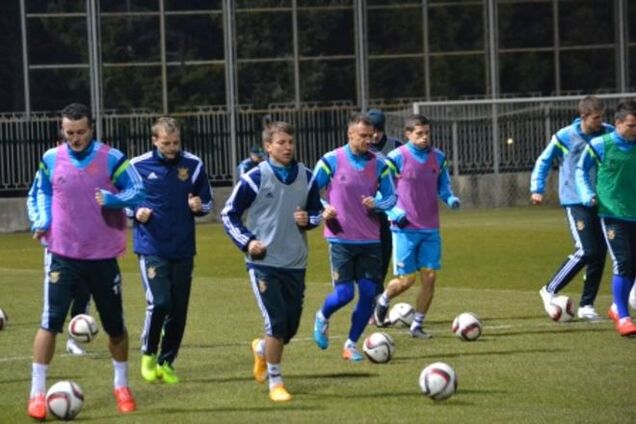 Сборная Украины начала подготовку к битве с Испанией