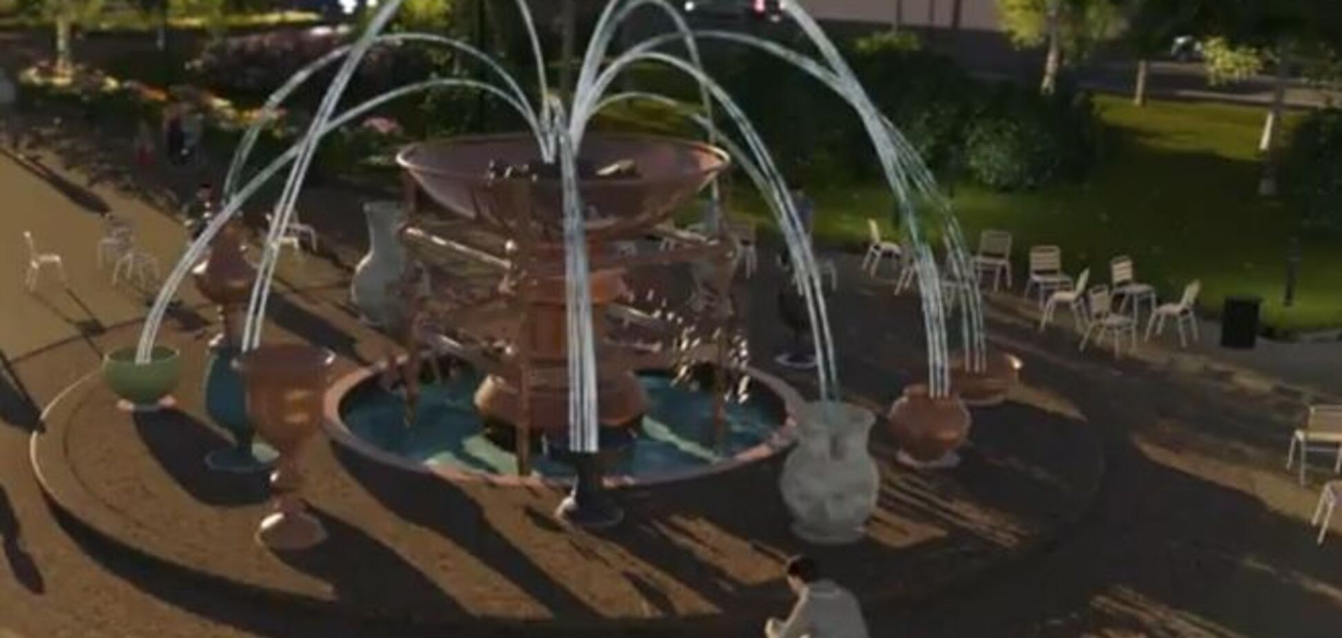 Как будет выглядеть фонтан Сковороды в Киеве: 3D-визуализация