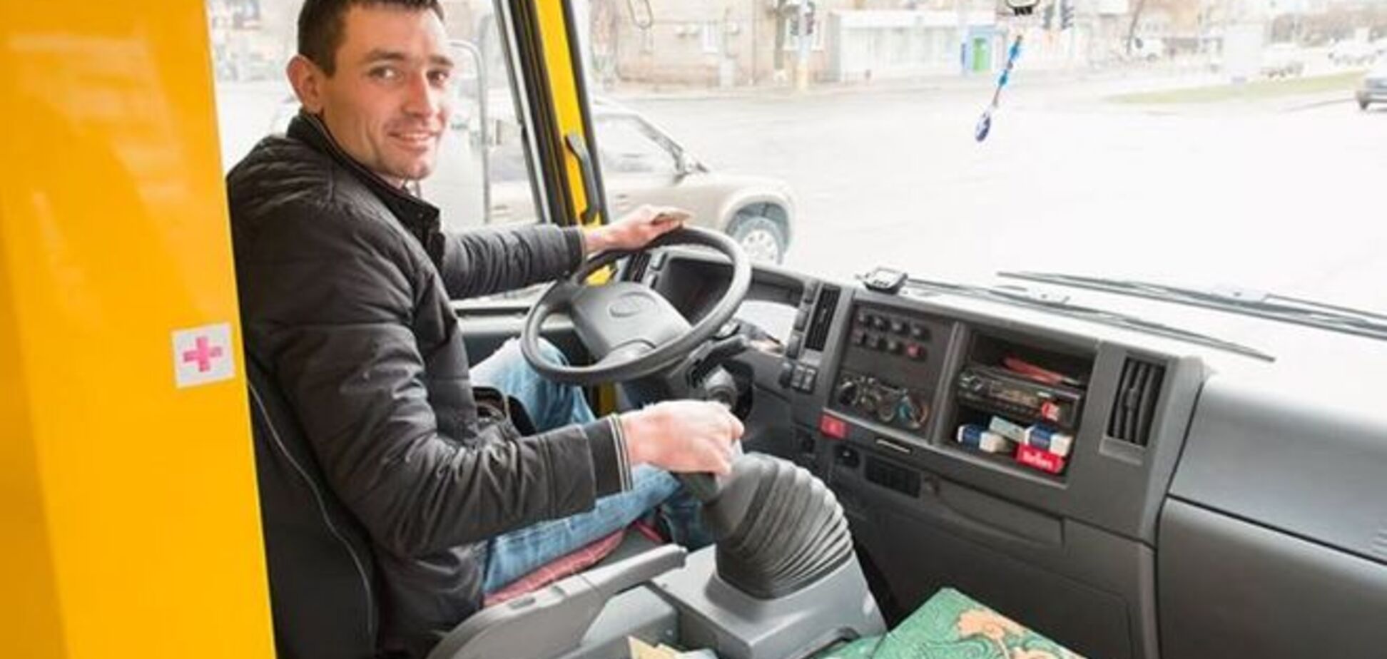 Водитель киевской маршрутки придумал установить бесплатный Wi-Fi