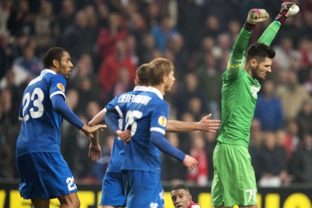 Вратаря 'Днепра' обозвали в Нидерландах придурком