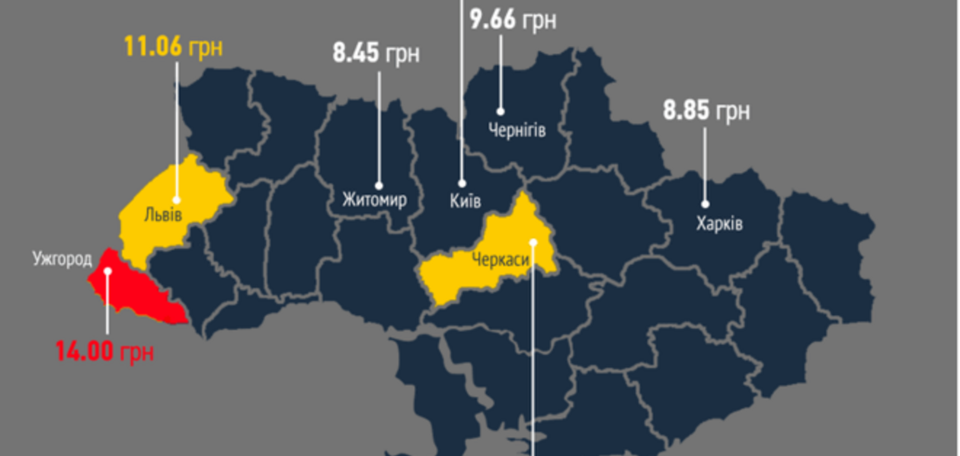 Где в Украине больше всего подорожал хлеб: инфографика