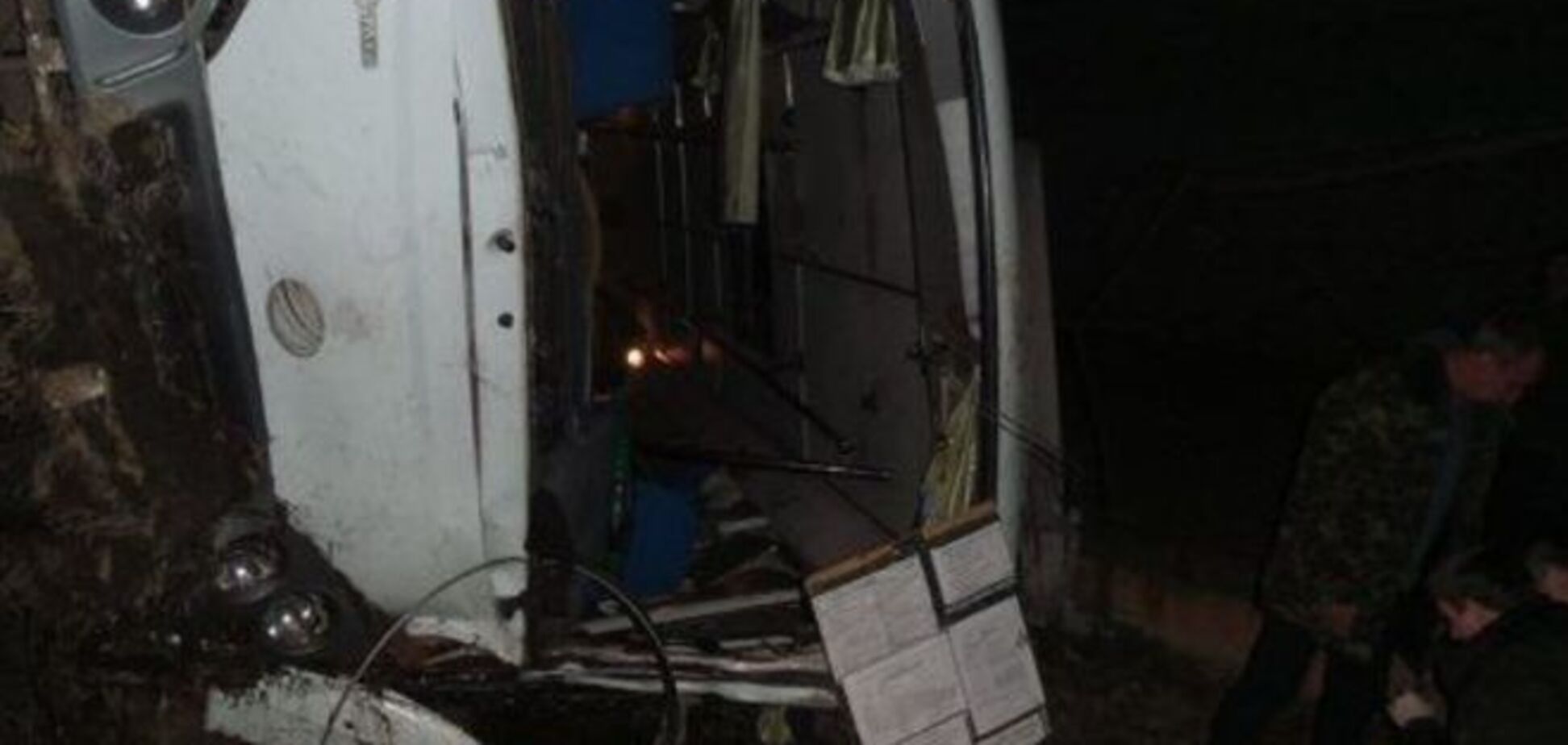 Арестован водитель, который 'столкнул' маршрутку с моста в Броварах