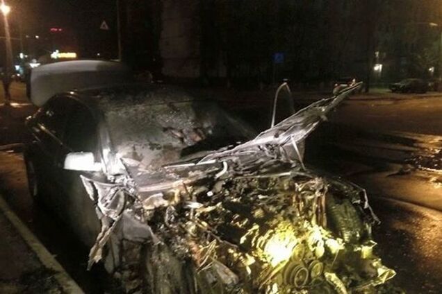В Киеве сожгли авто и.о. гендиректора 'Укрзализныци'