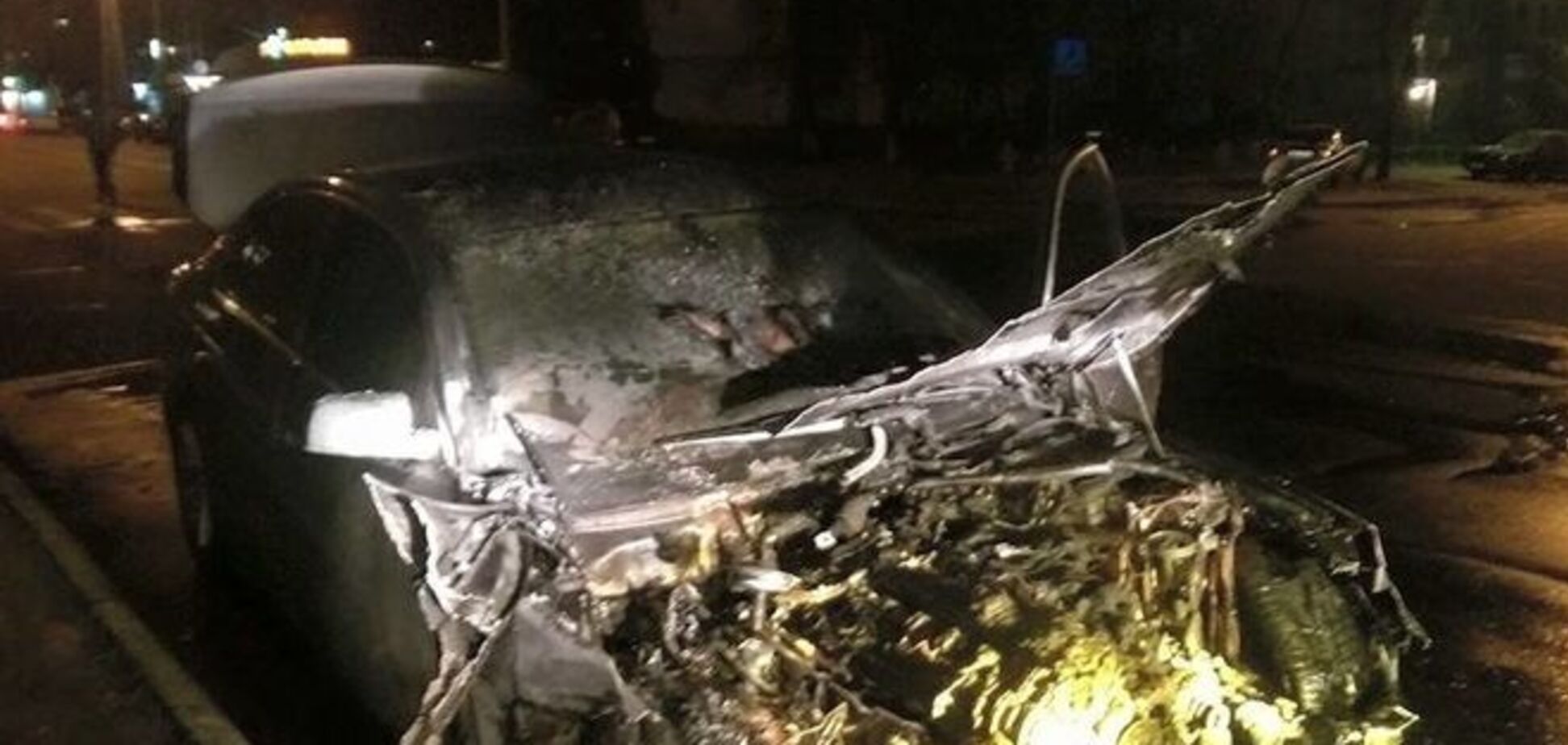 В Киеве сгорел BMW и.о. гендиректора 'Укрзалізниці'