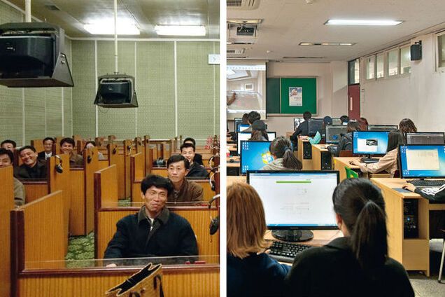 Контраст между Северной и Южной Кореей в фотографиях