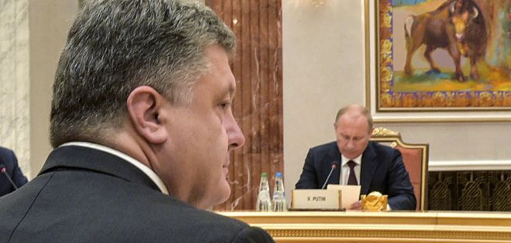 Порошенко назвал условия для переговоров с Путиным
