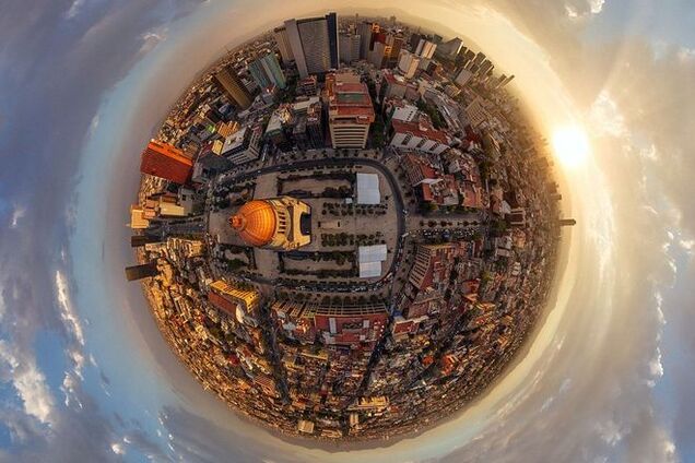 Сферические аэропанорамы красивейших городов мира