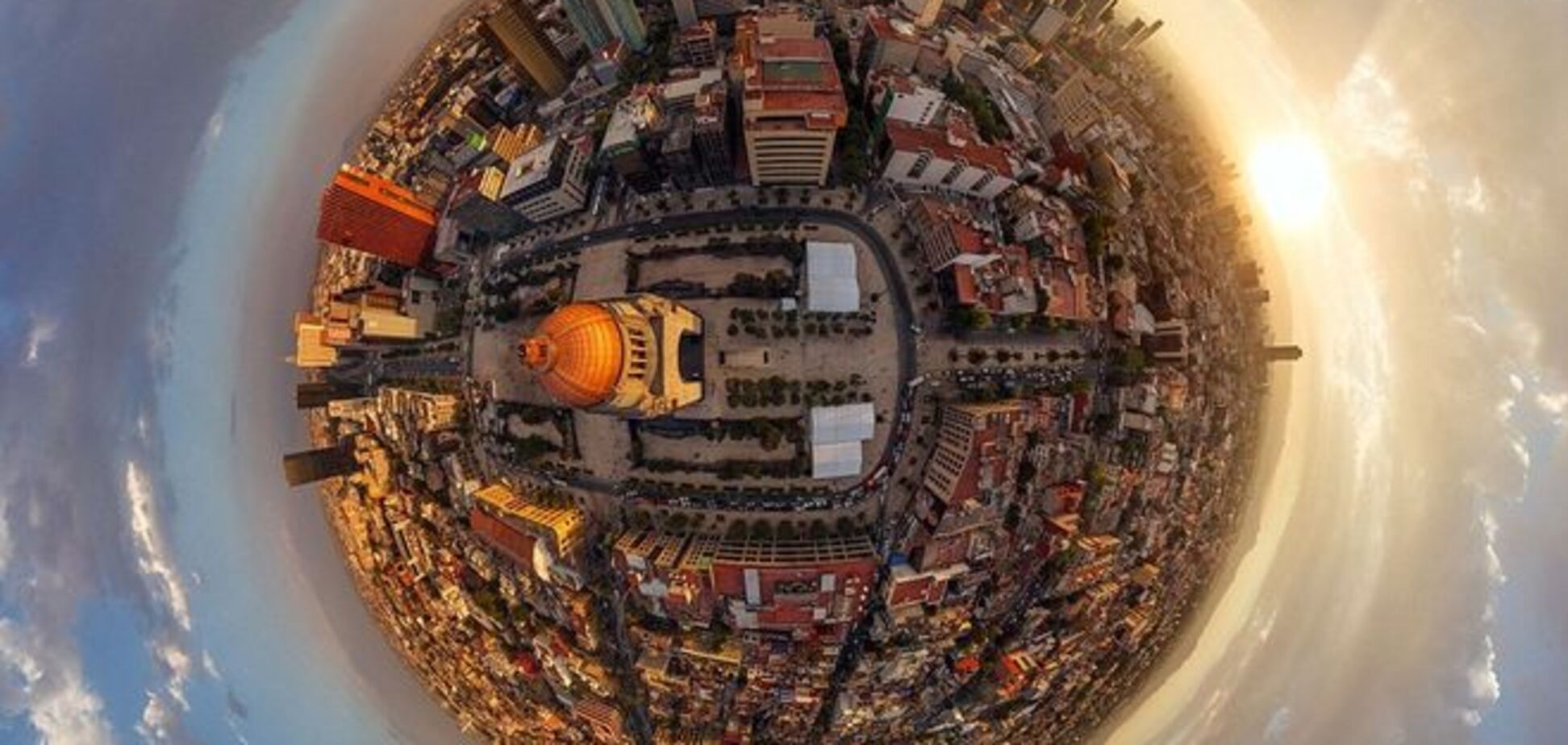 Сферические аэропанорамы красивейших городов мира