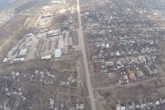 Боевики наращивают силы на Луганщине: видео с высоты птичьего полета