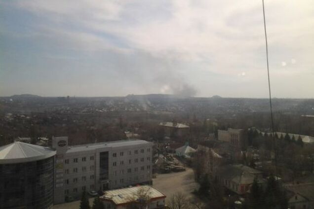 В Макеевке возник пожар у террикона шахты им. Ленина