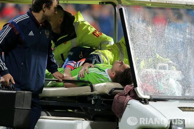 Вратарь сборной России был в неадекватном состоянии во время матча