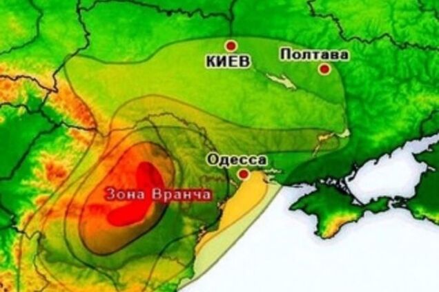 Очередное румынское землетрясение дошло до Одессы