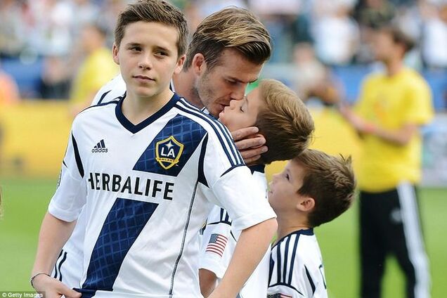 Бекхэм-младший будет играть за 'Манчестер Юнайтед'