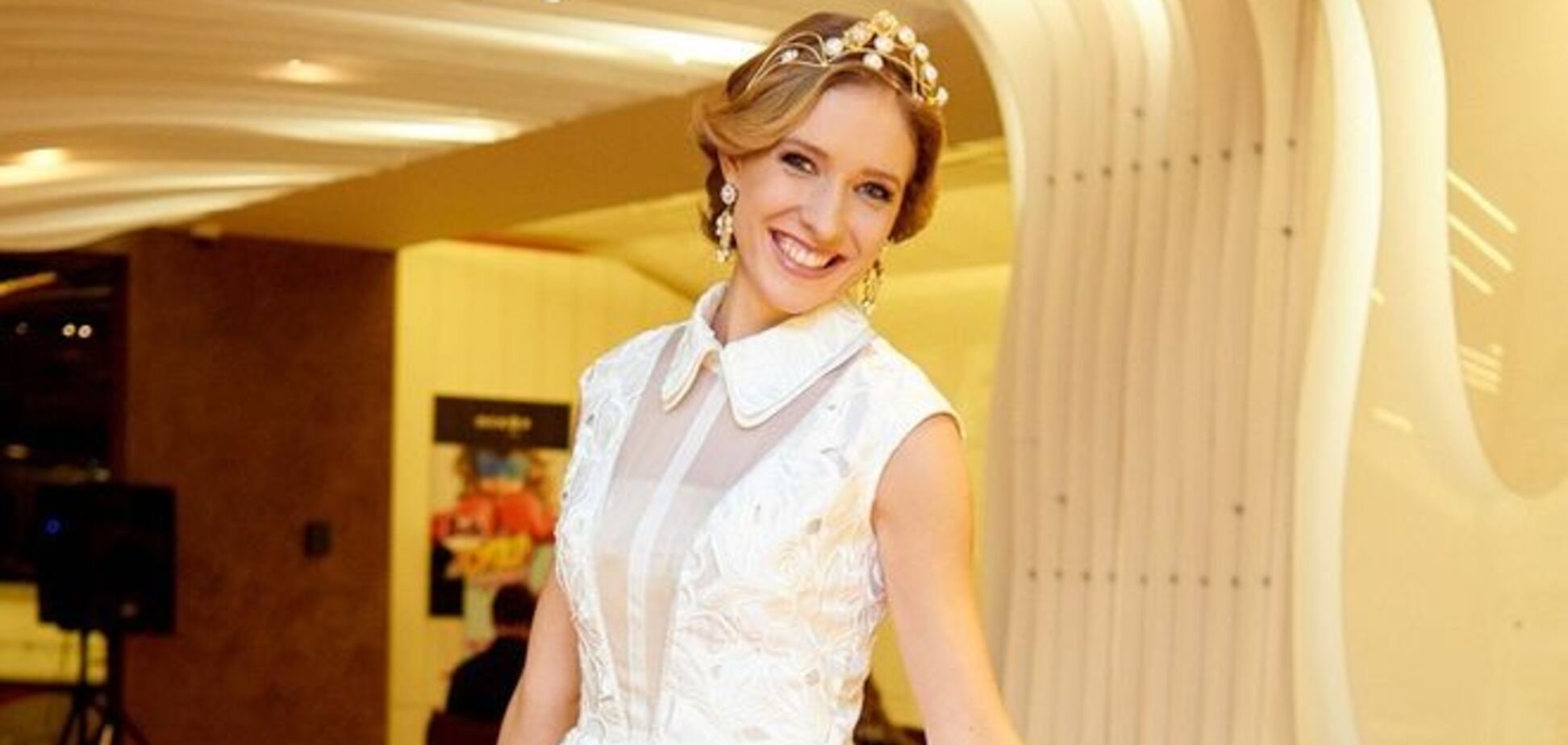 На премьеру фильма 'Золушка' Катя Осадчая пришла в образе принцессы