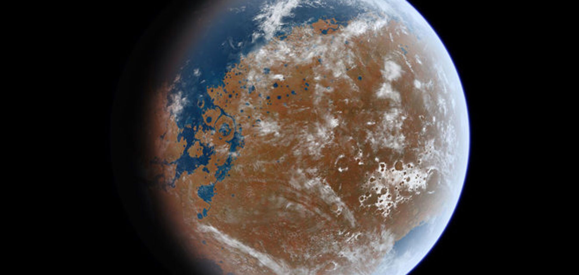 Ученые NASA установили размеры Марсианского океана