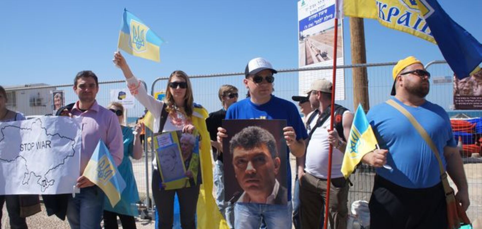 'Отстань, страна огромная!'. В Тель-Авиве митинговали против визита Путина в Израиль