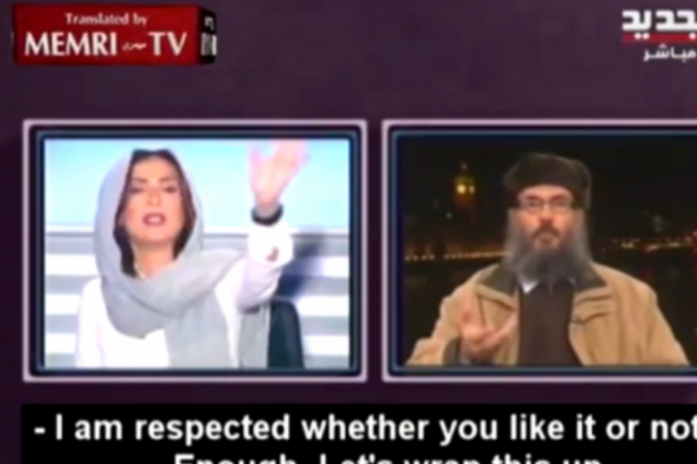 Диктор ливанского ТВ в прямом эфире поставила на место хама-исламиста: видеофакт